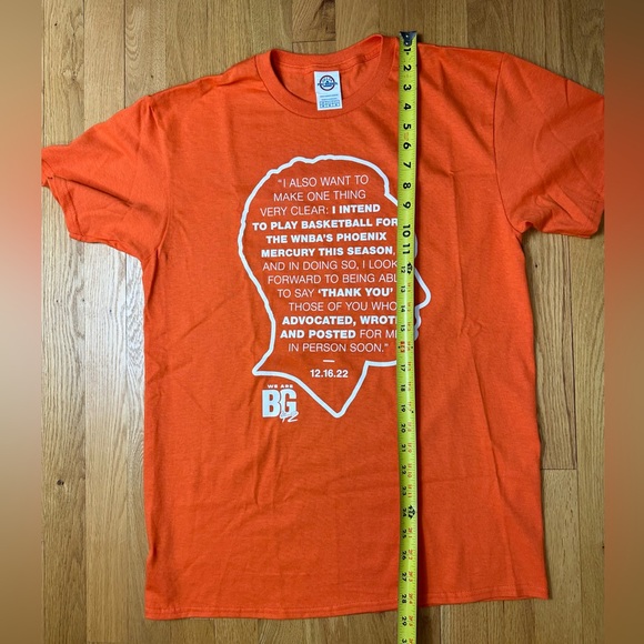 Phoenix Mercury Britney Griner “Welcome Home” shirt Size Medium BRAND NEW WNBA - Picture 6 of 7